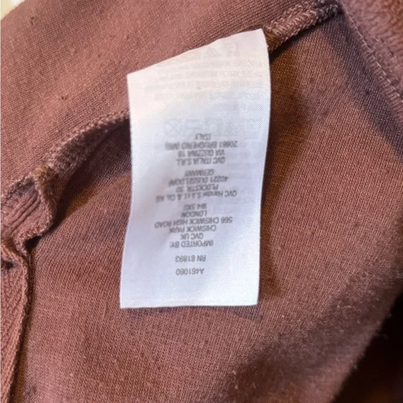 Cozy Fleece Sweatshirt Soft Lounge Pullover Relaxed Fit Mauve 4X - Picture 6 of 7